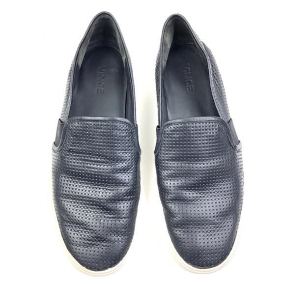 Vince Shoes - Vince | Blair Genuine Leather Perforated Sneaker
